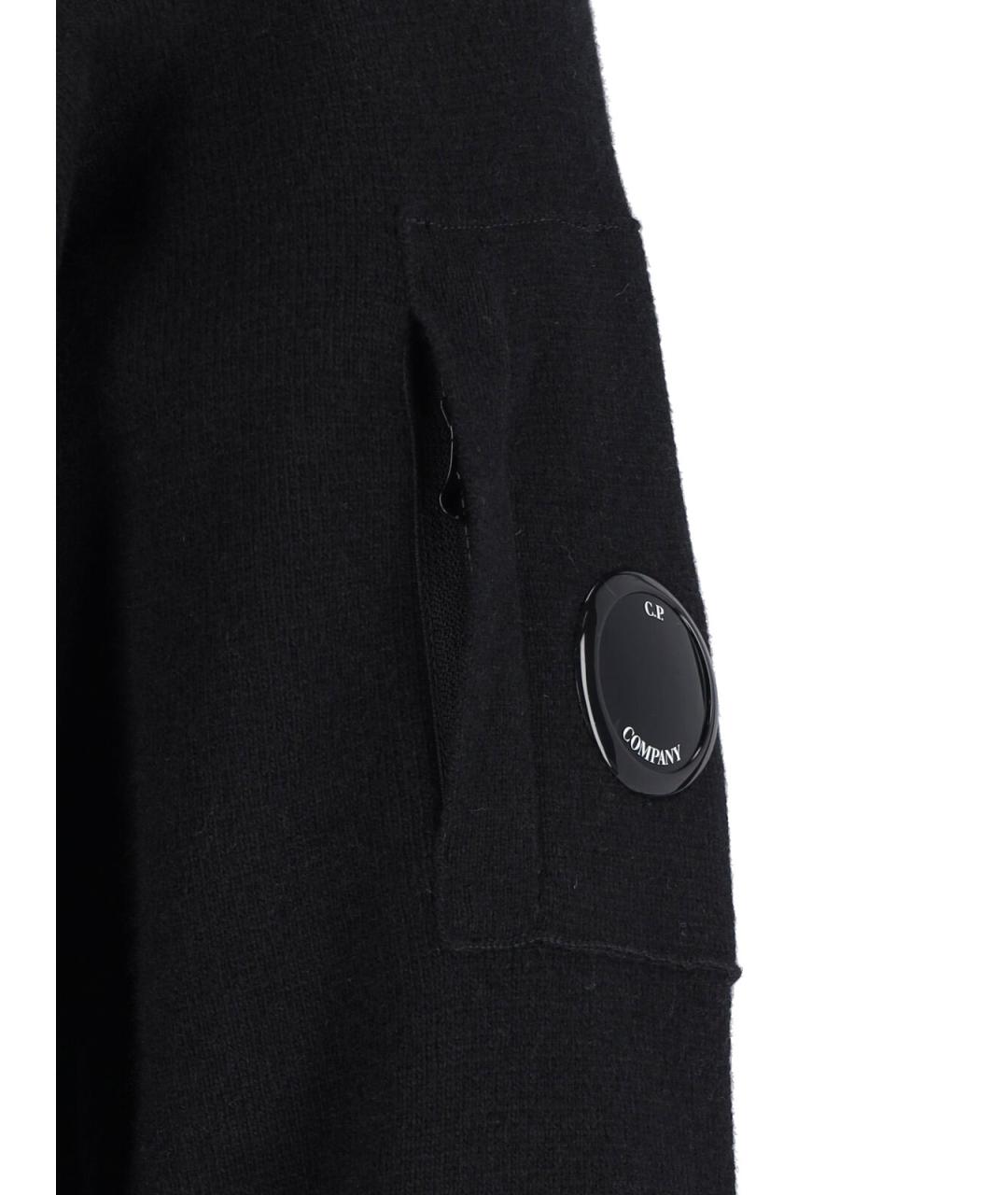 CP COMPANY Черный шерстяной джемпер / свитер, фото 3