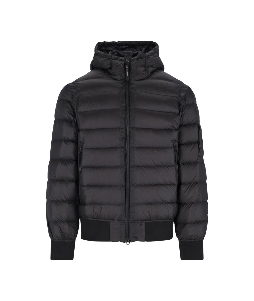 CP COMPANY Черная полиамидовая куртка, фото 1