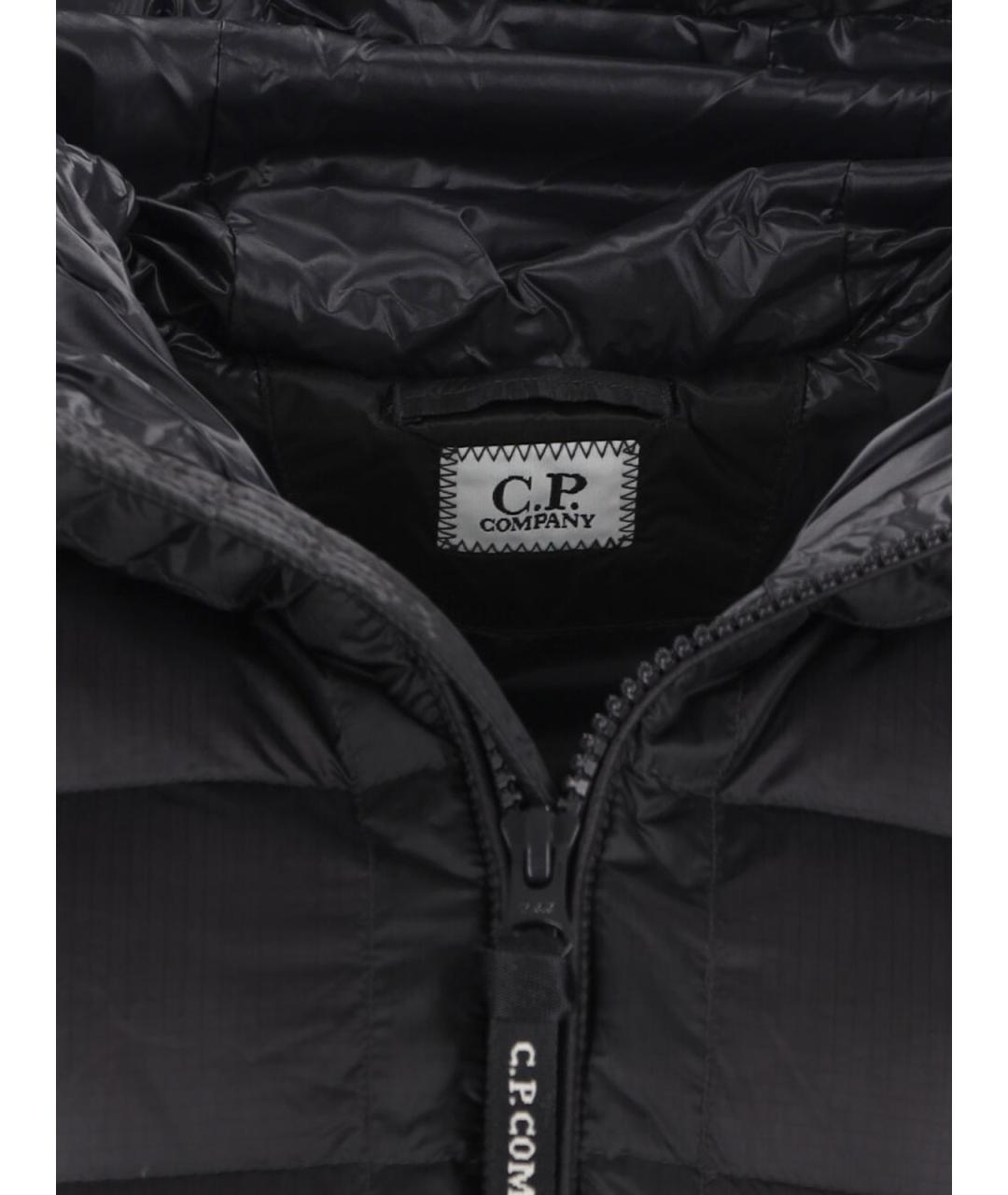 CP COMPANY Черная полиамидовая куртка, фото 4