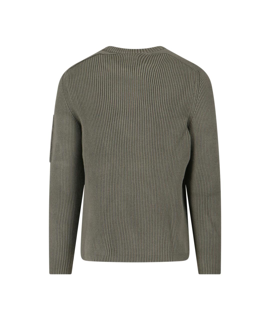 CP COMPANY Серый хлопковый джемпер / свитер, фото 2