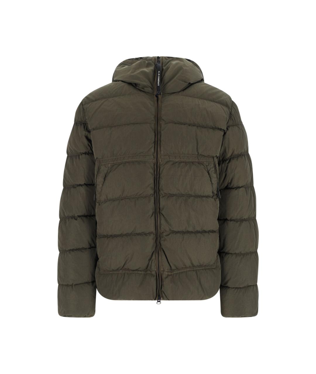 CP COMPANY Зеленая полиамидовая куртка, фото 1