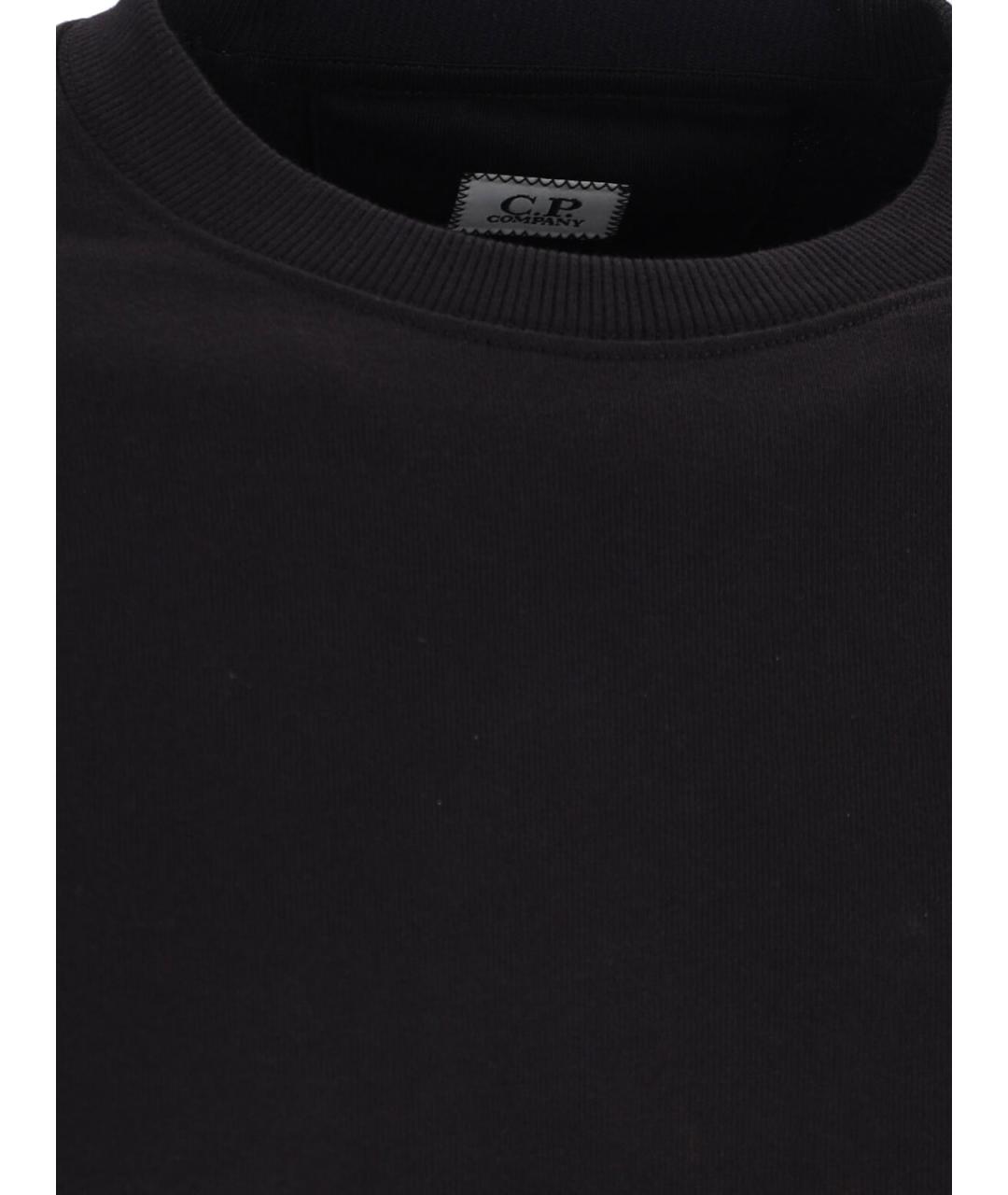 CP COMPANY Черный хлопковый джемпер / свитер, фото 5