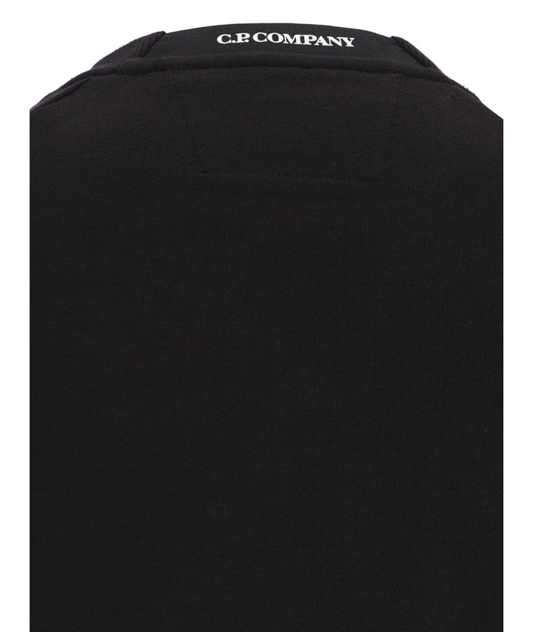 CP COMPANY Черный хлопковый джемпер / свитер, фото 4