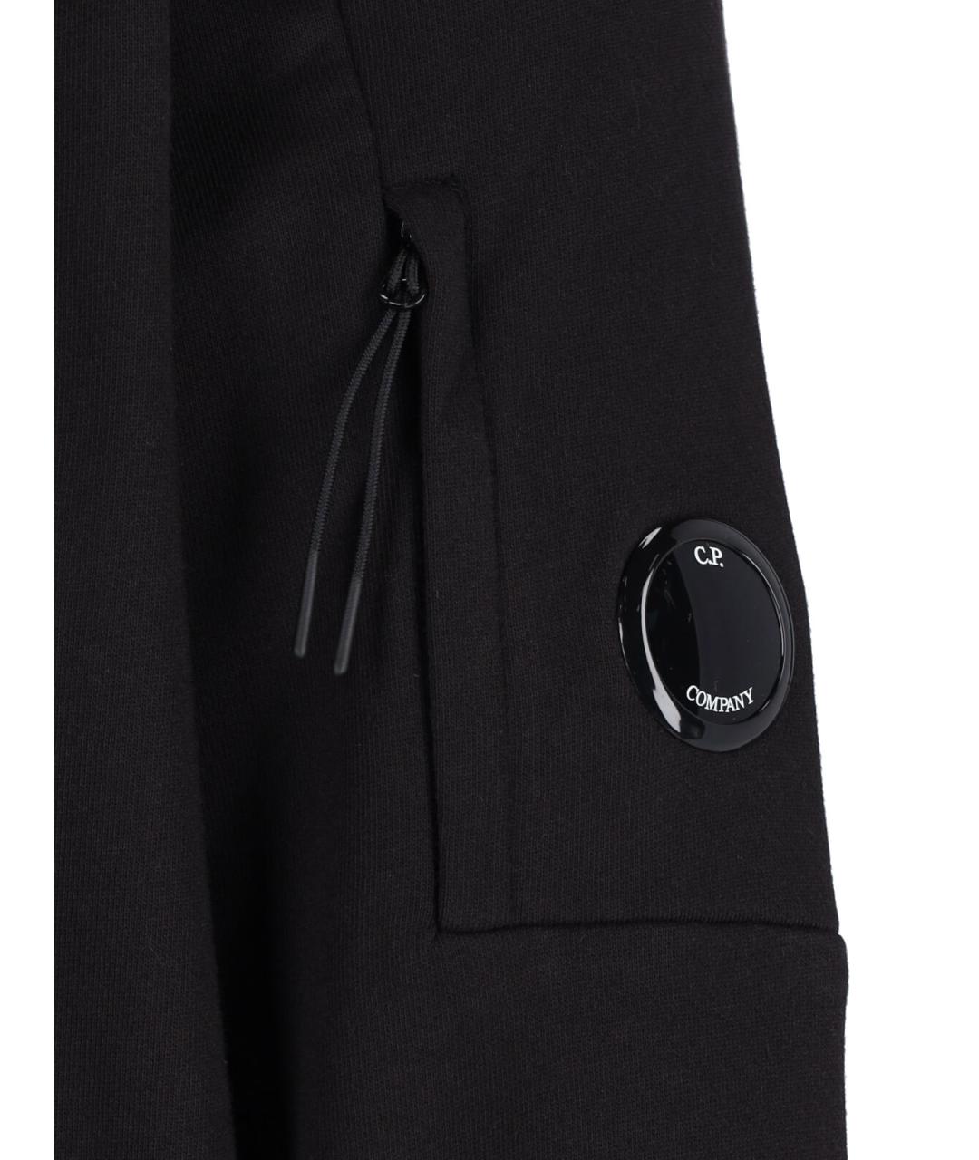 CP COMPANY Черный хлопковый джемпер / свитер, фото 3
