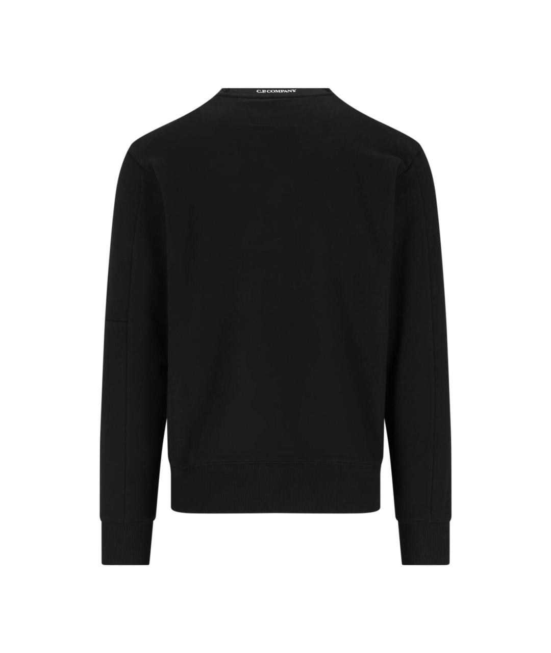 CP COMPANY Черный хлопковый джемпер / свитер, фото 2