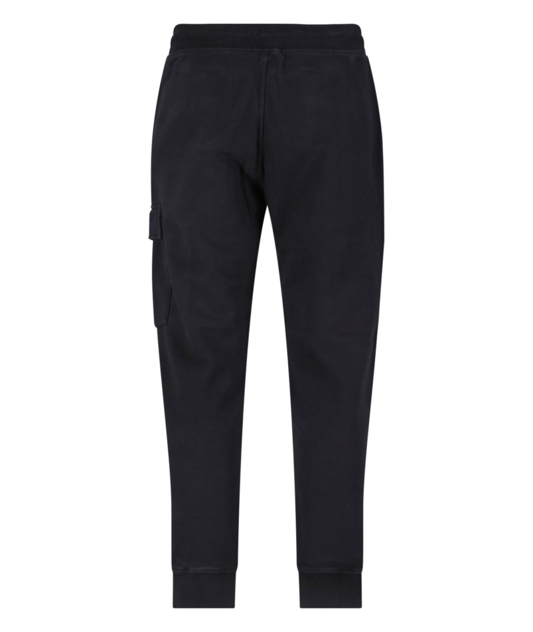CP COMPANY Черные хлопковые повседневные брюки, фото 2