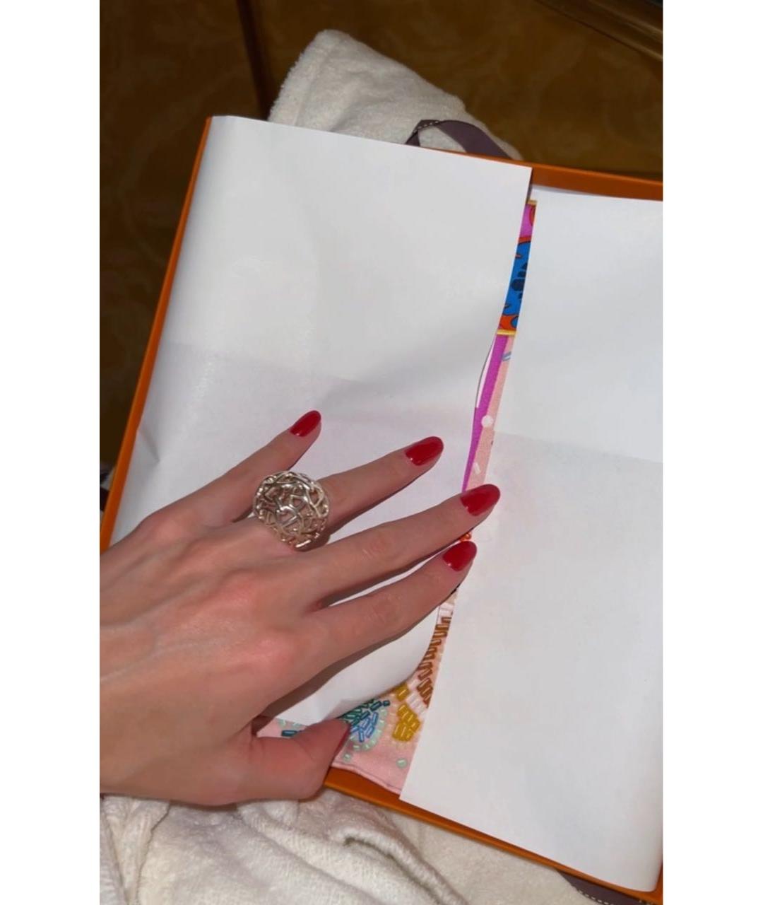 HERMES Серебряное серебряное кольцо, фото 8