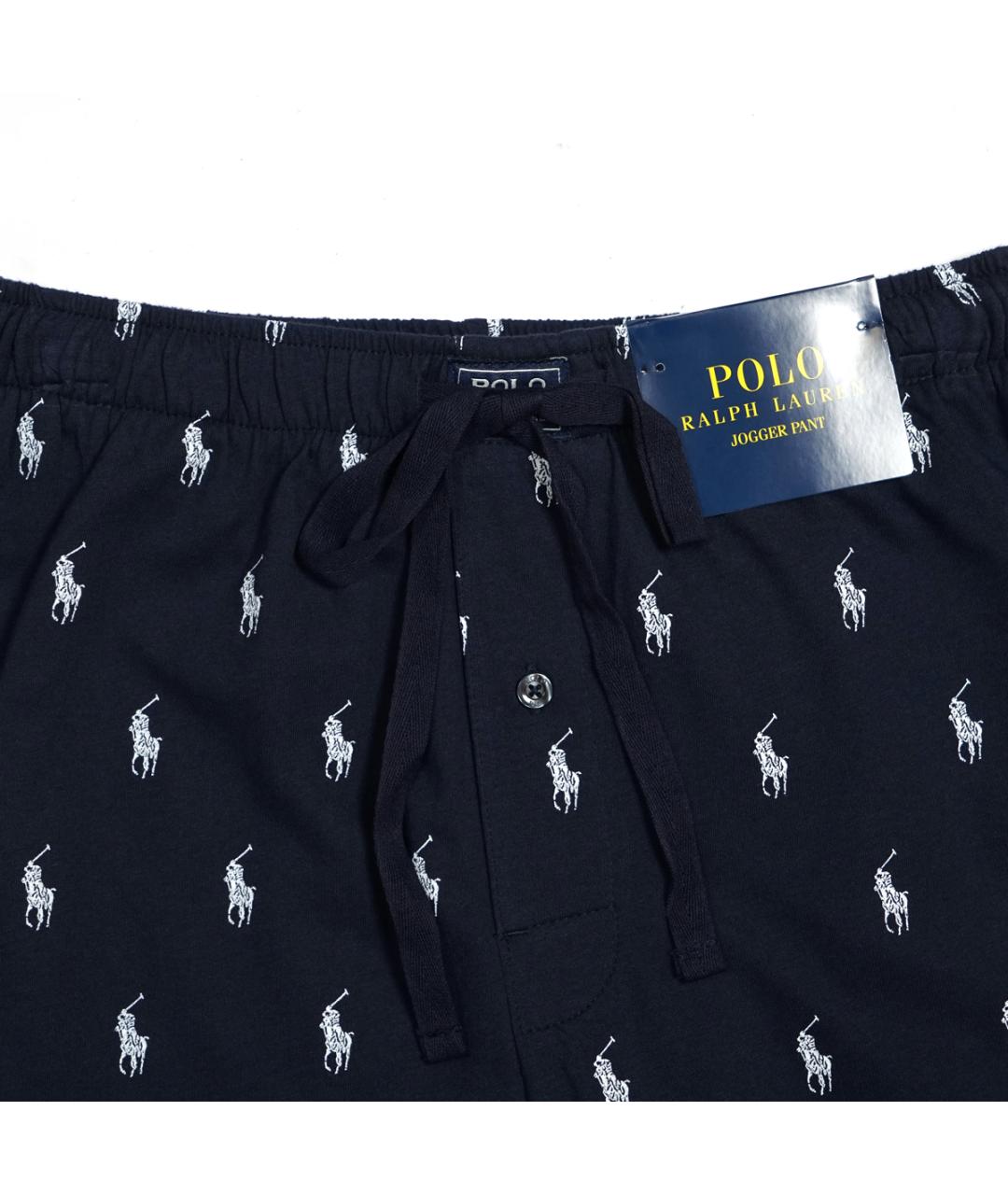 POLO RALPH LAUREN Темно-синие повседневные брюки, фото 2