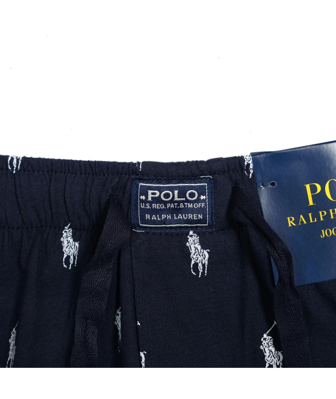 POLO RALPH LAUREN Темно-синие повседневные брюки, фото 3