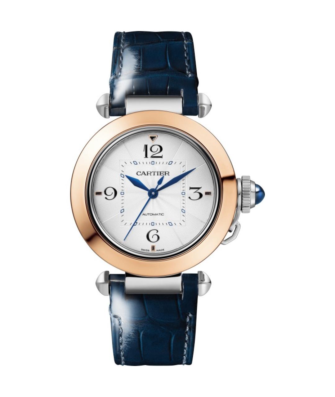 CARTIER Белые часы из розового золота, фото 1