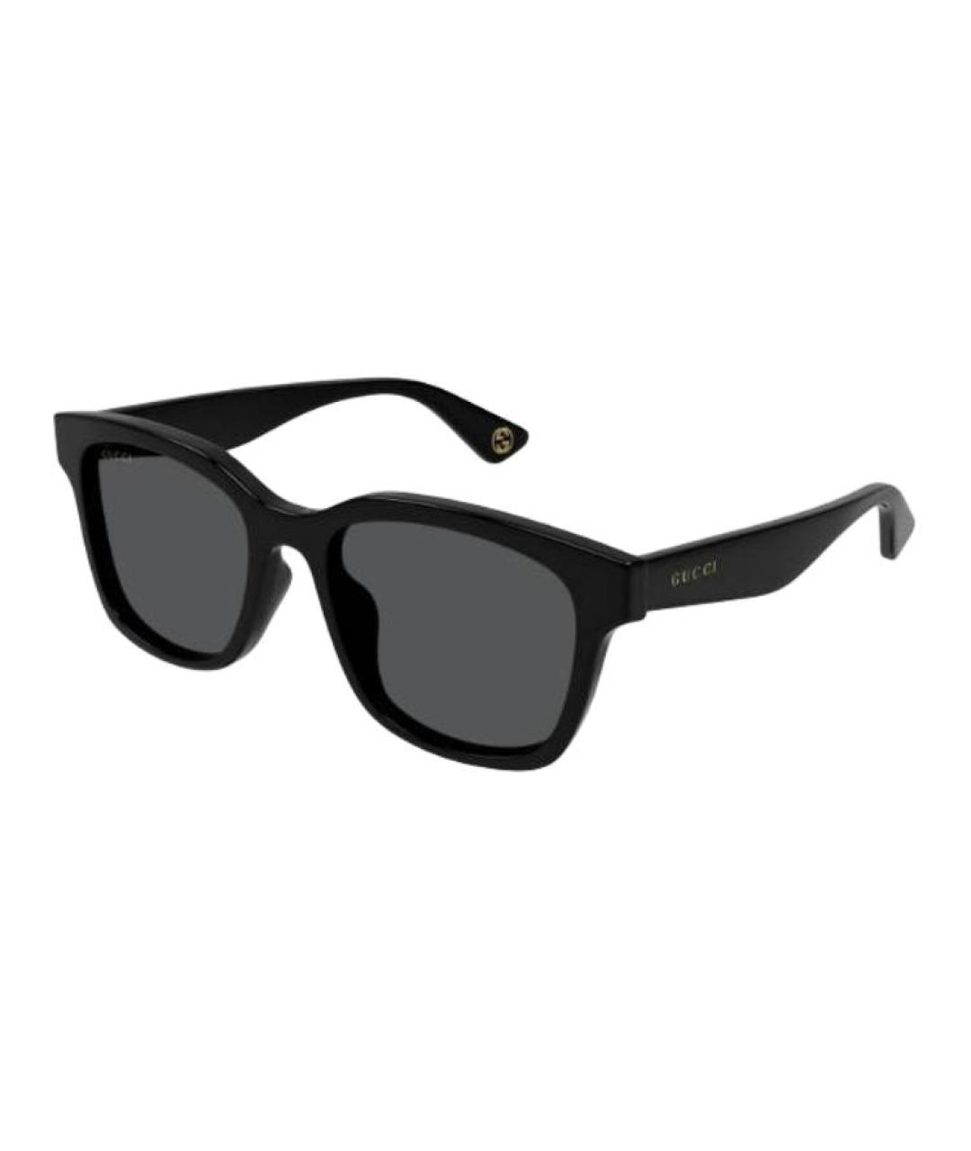 GUCCI Черные пластиковые солнцезащитные очки, фото 1