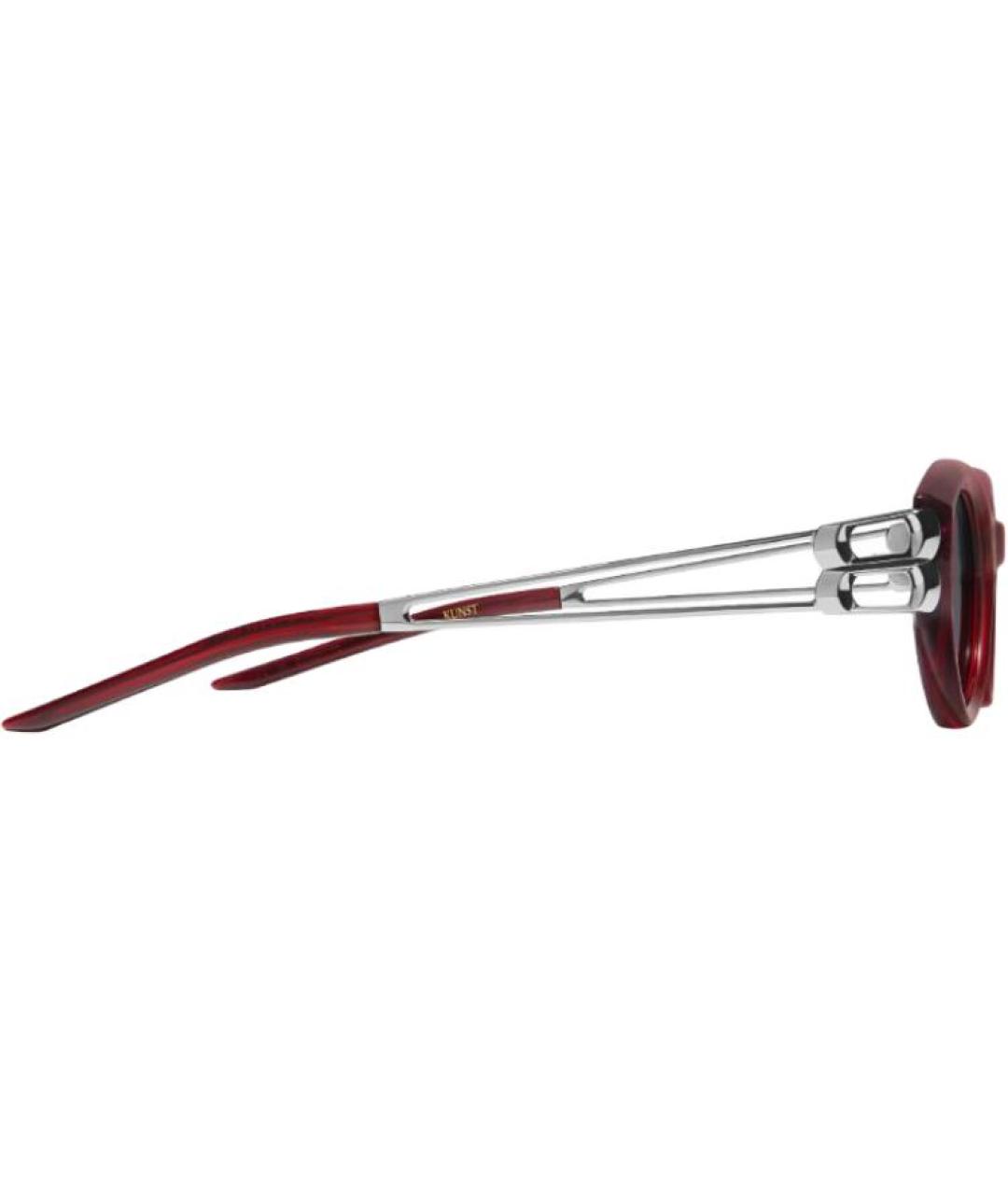 GENTLE MONSTER Красные металлические солнцезащитные очки, фото 3