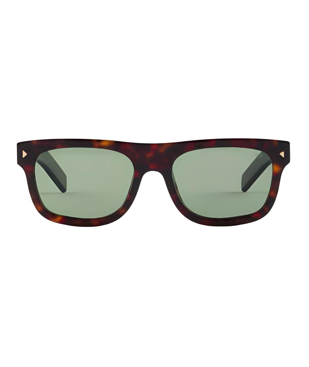 PRADA Черные пластиковые солнцезащитные очки, фото 1