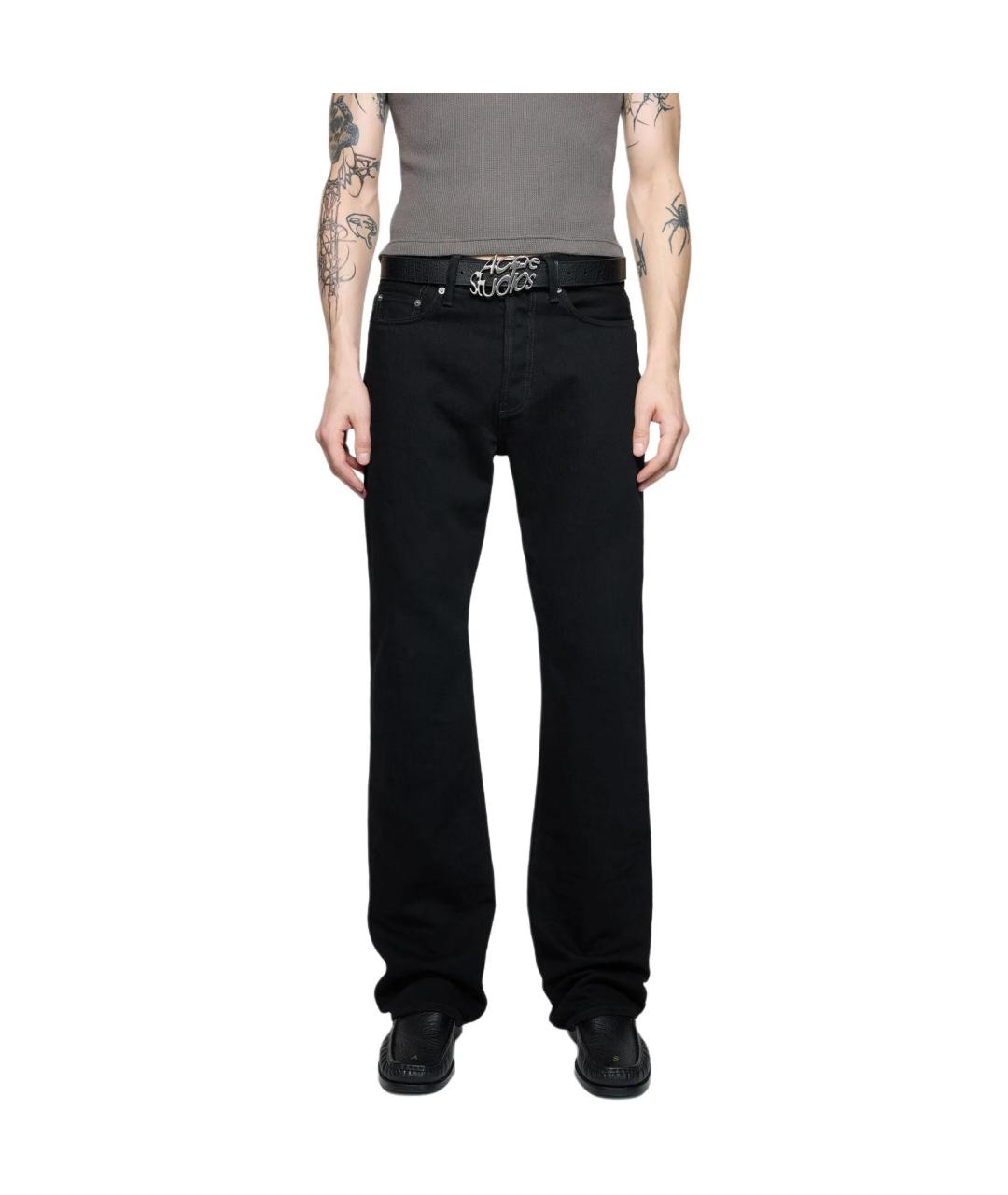 ACNE STUDIOS Черные прямые джинсы, фото 3