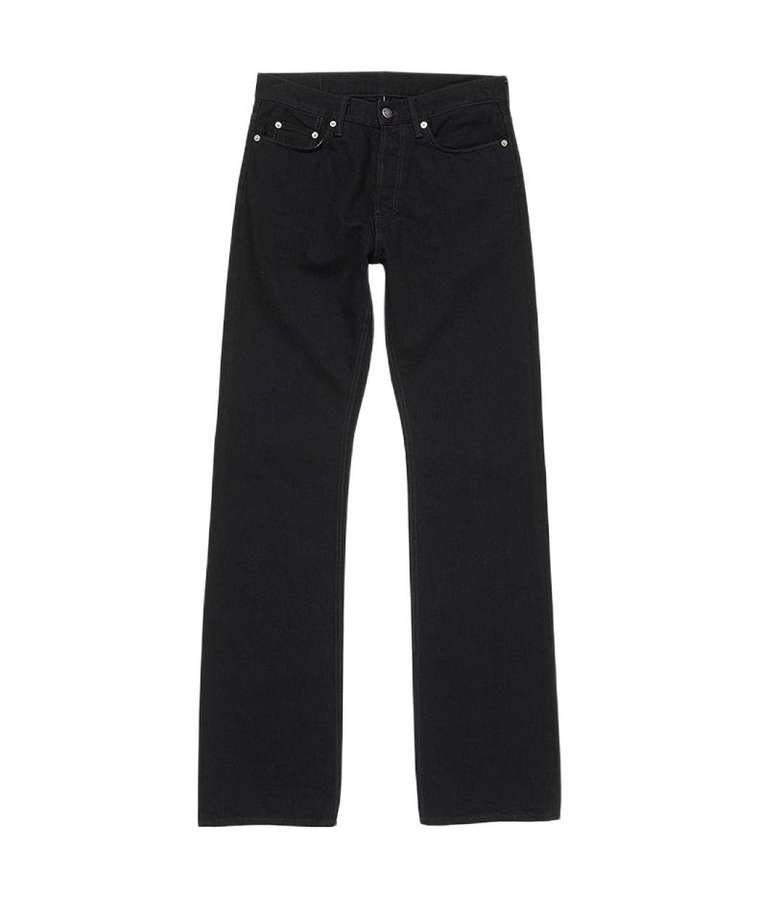 ACNE STUDIOS Черные прямые джинсы, фото 4