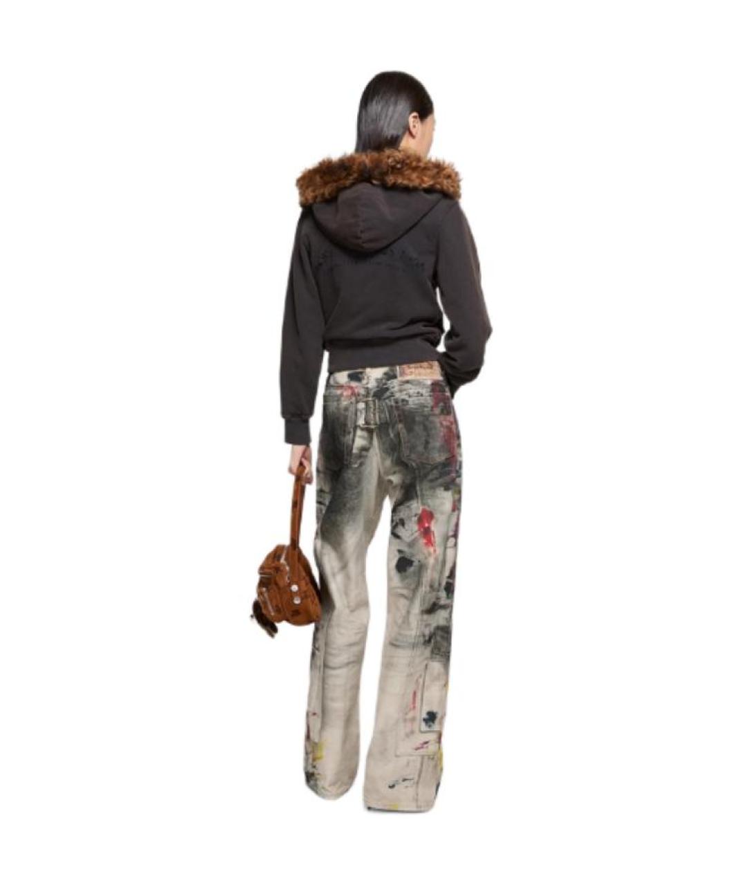 ACNE STUDIOS Мульти хлопковые прямые джинсы, фото 6