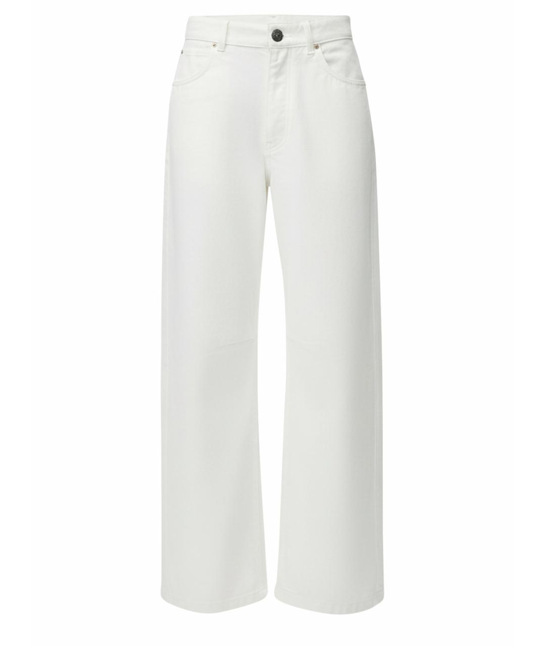 LOEWE Белые прямые джинсы, фото 1