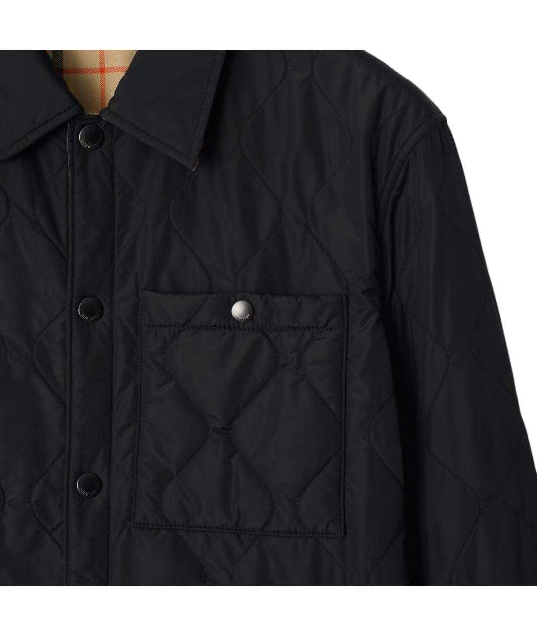 BURBERRY Черный пуховик, фото 3