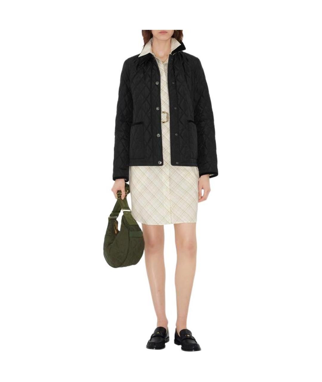 BURBERRY Черная куртка, фото 2