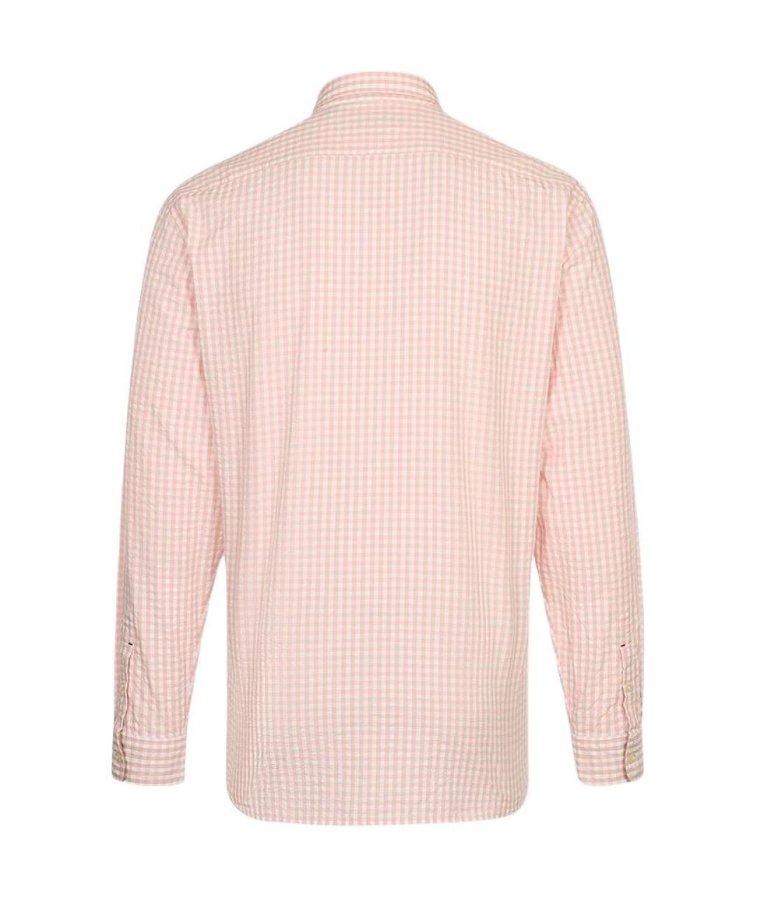 BURBERRY Розовая хлопковая кэжуал рубашка, фото 2