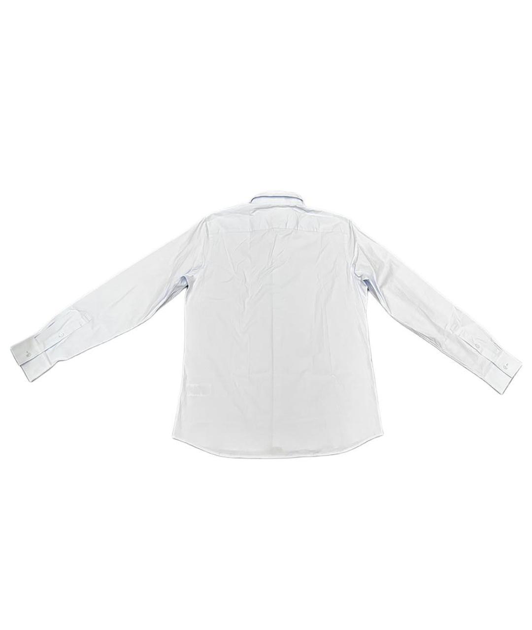 BURBERRY Голубая хлопковая кэжуал рубашка, фото 2