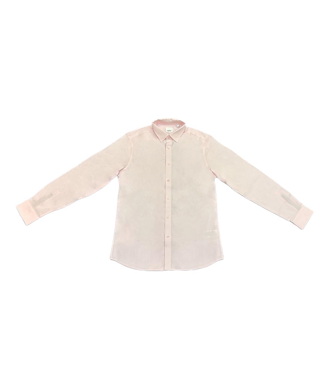 BURBERRY Розовая кэжуал рубашка, фото 1