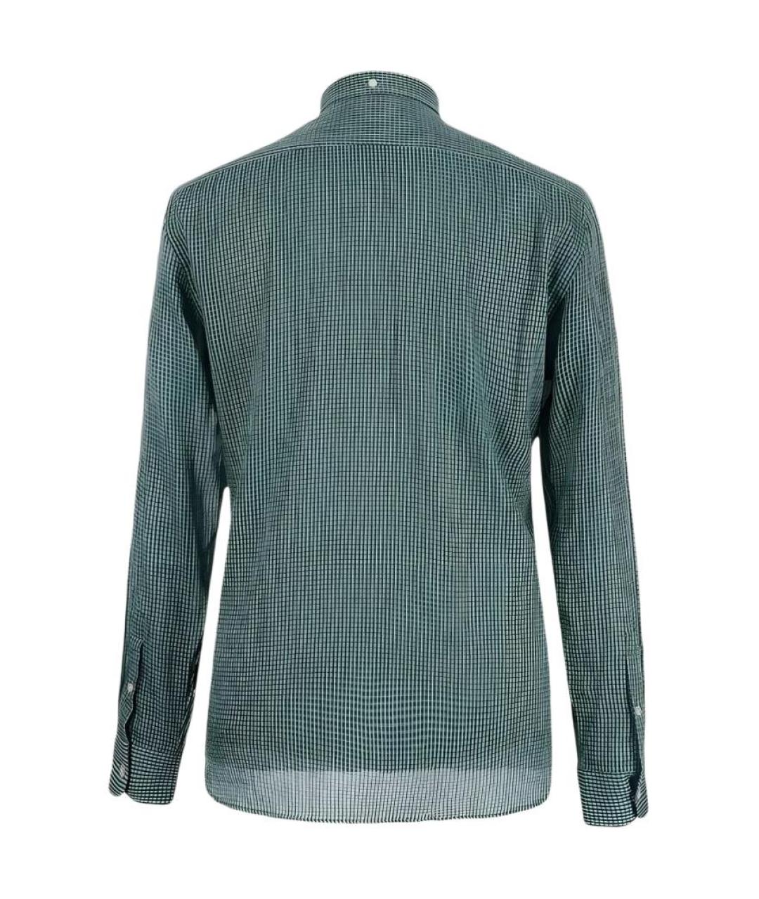 BURBERRY Зеленая хлопковая кэжуал рубашка, фото 3