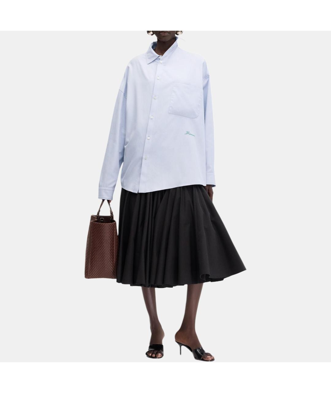 JACQUEMUS Голубая рубашка, фото 2