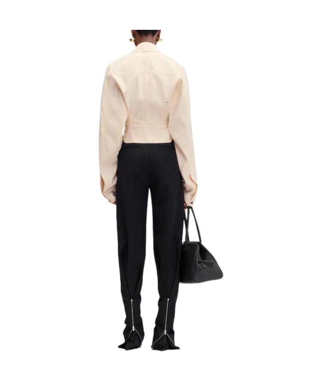 JACQUEMUS Бежевая рубашка, фото 3
