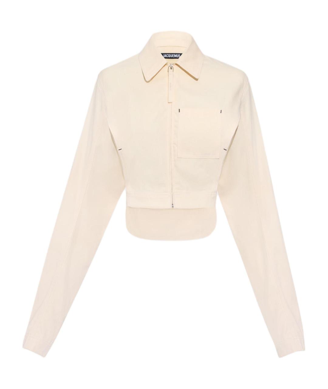 JACQUEMUS Бежевая рубашка, фото 1