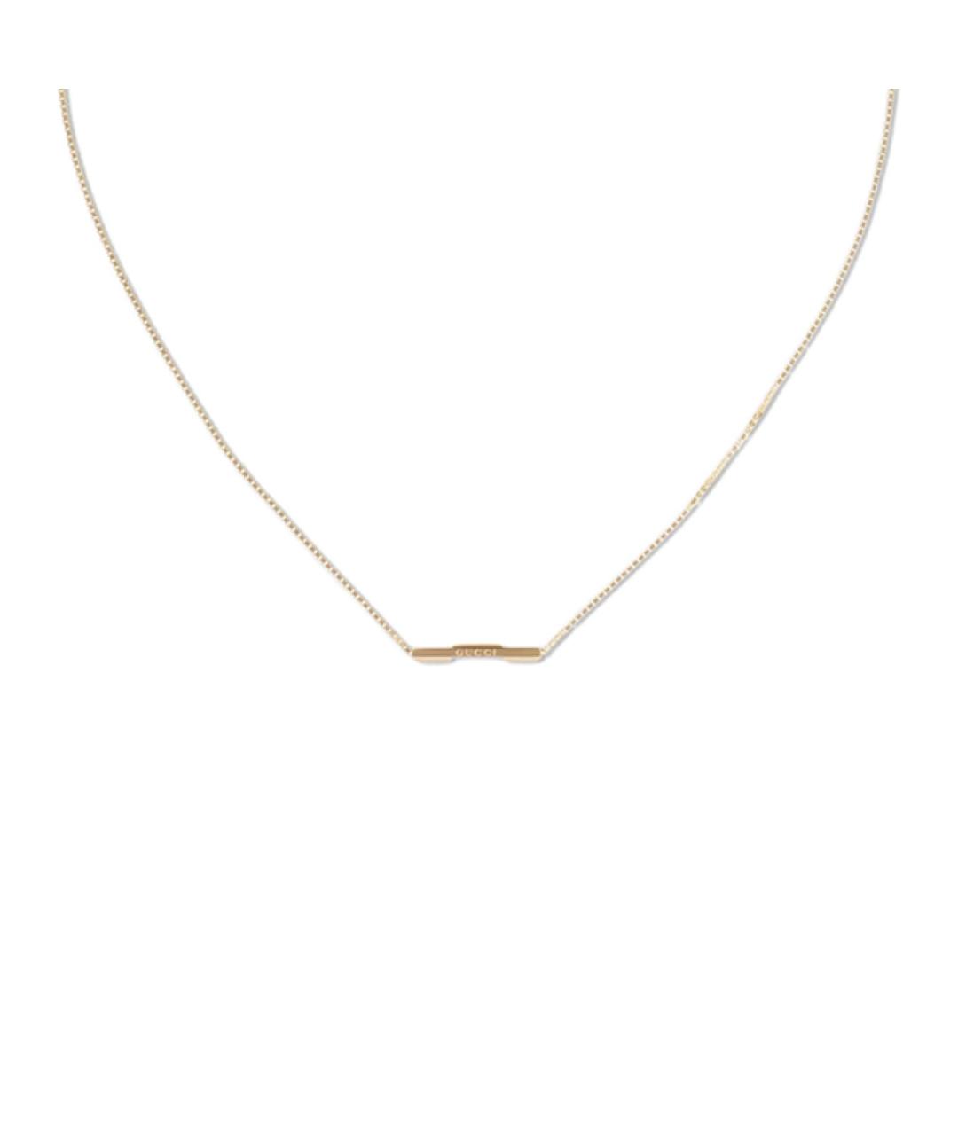 GUCCI Колье из желтого золота, фото 1