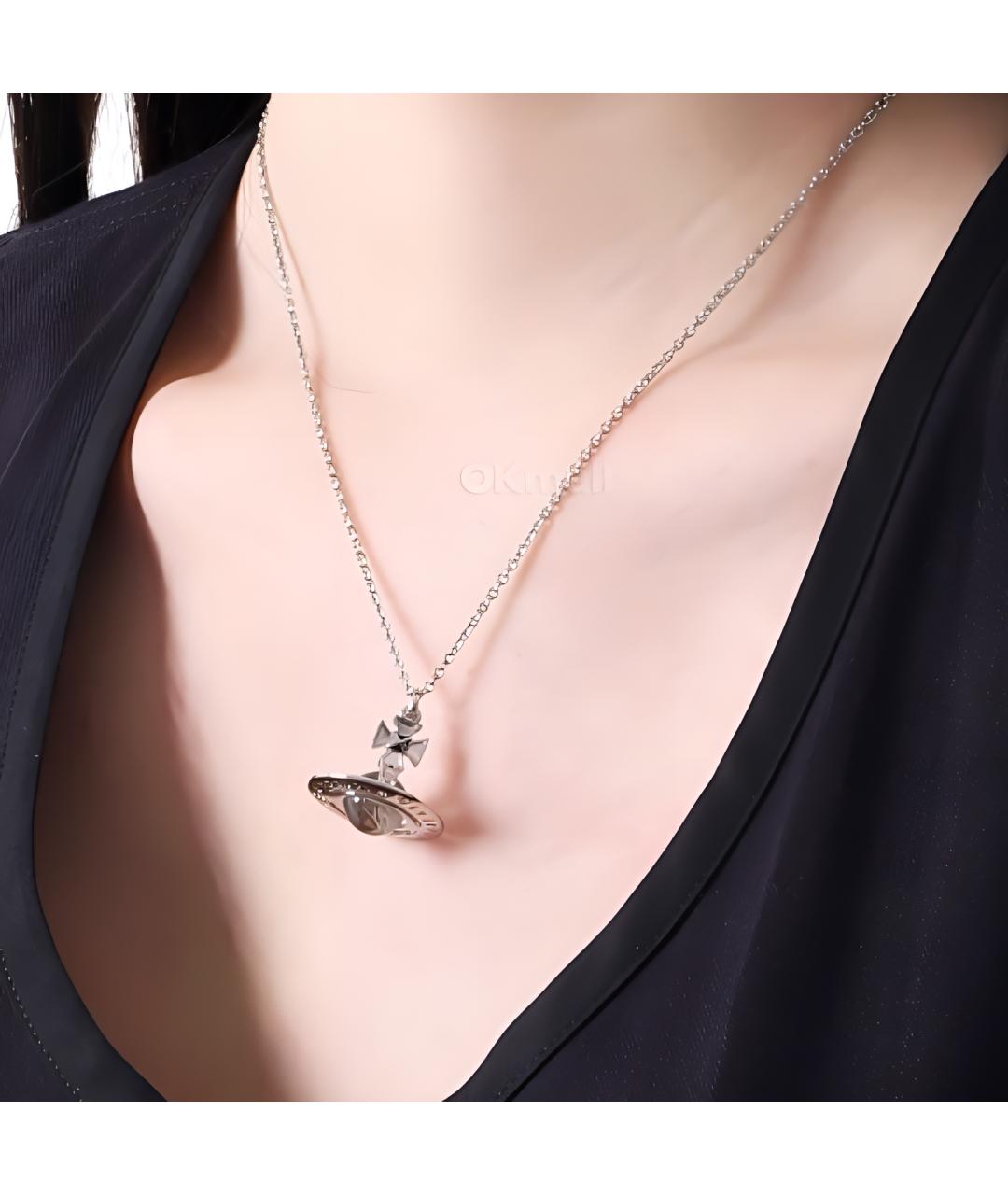 VIVIENNE WESTWOOD Серебряная металлическая цепочка/подвеска, фото 2