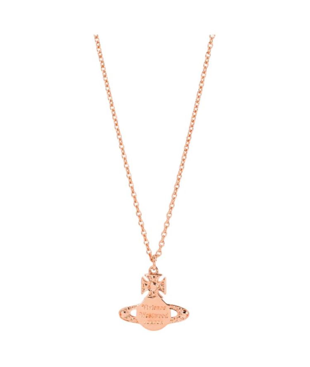 VIVIENNE WESTWOOD Розовая латунная подвеска, фото 2