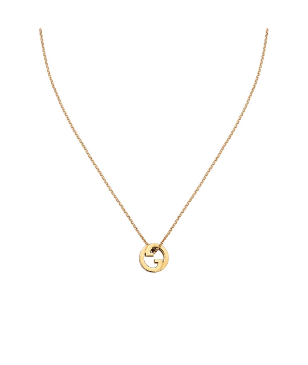 GUCCI Золотая металлическая подвеска, фото 1