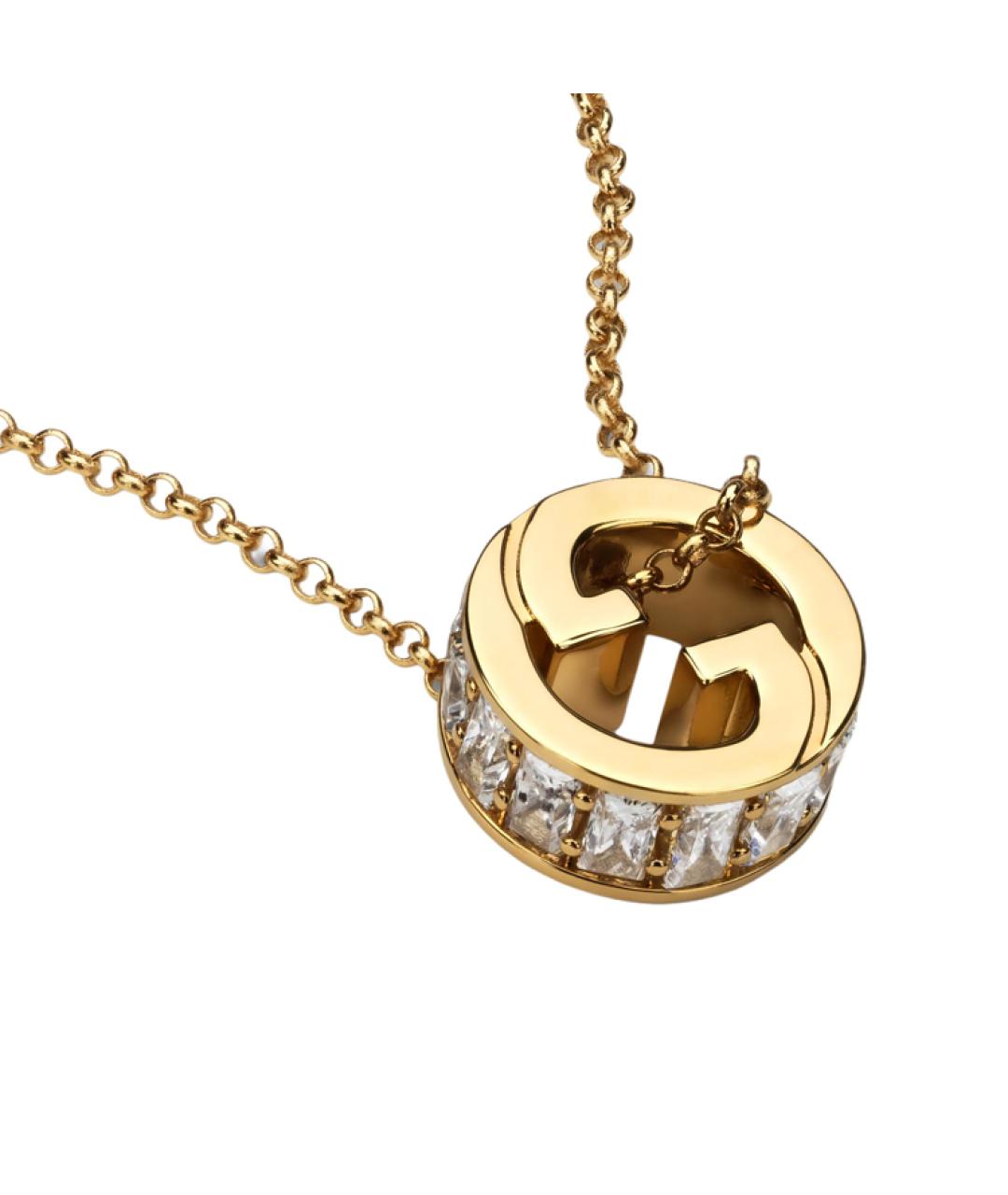 GUCCI Золотая металлическая подвеска, фото 3