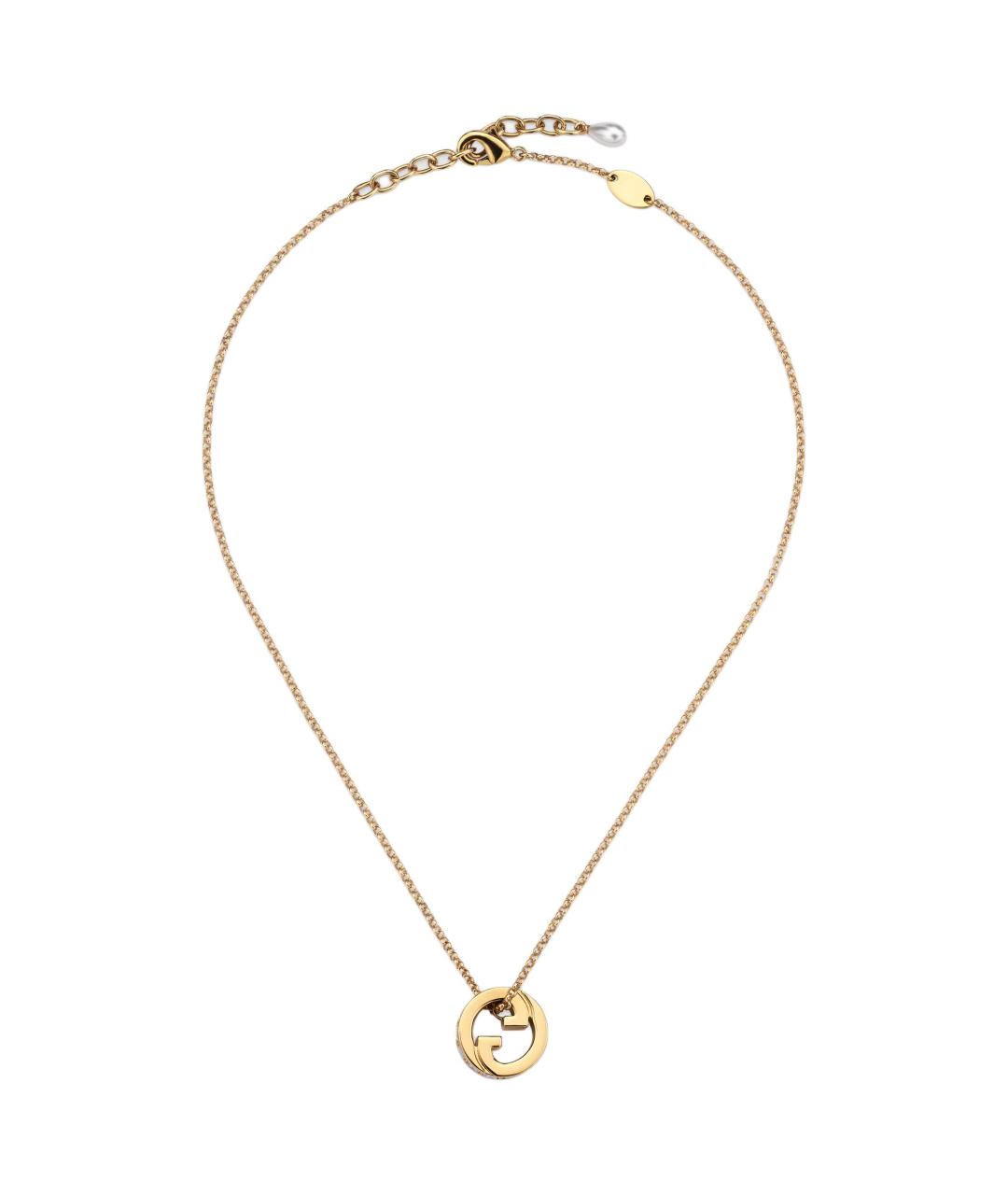 GUCCI Золотая металлическая подвеска, фото 2