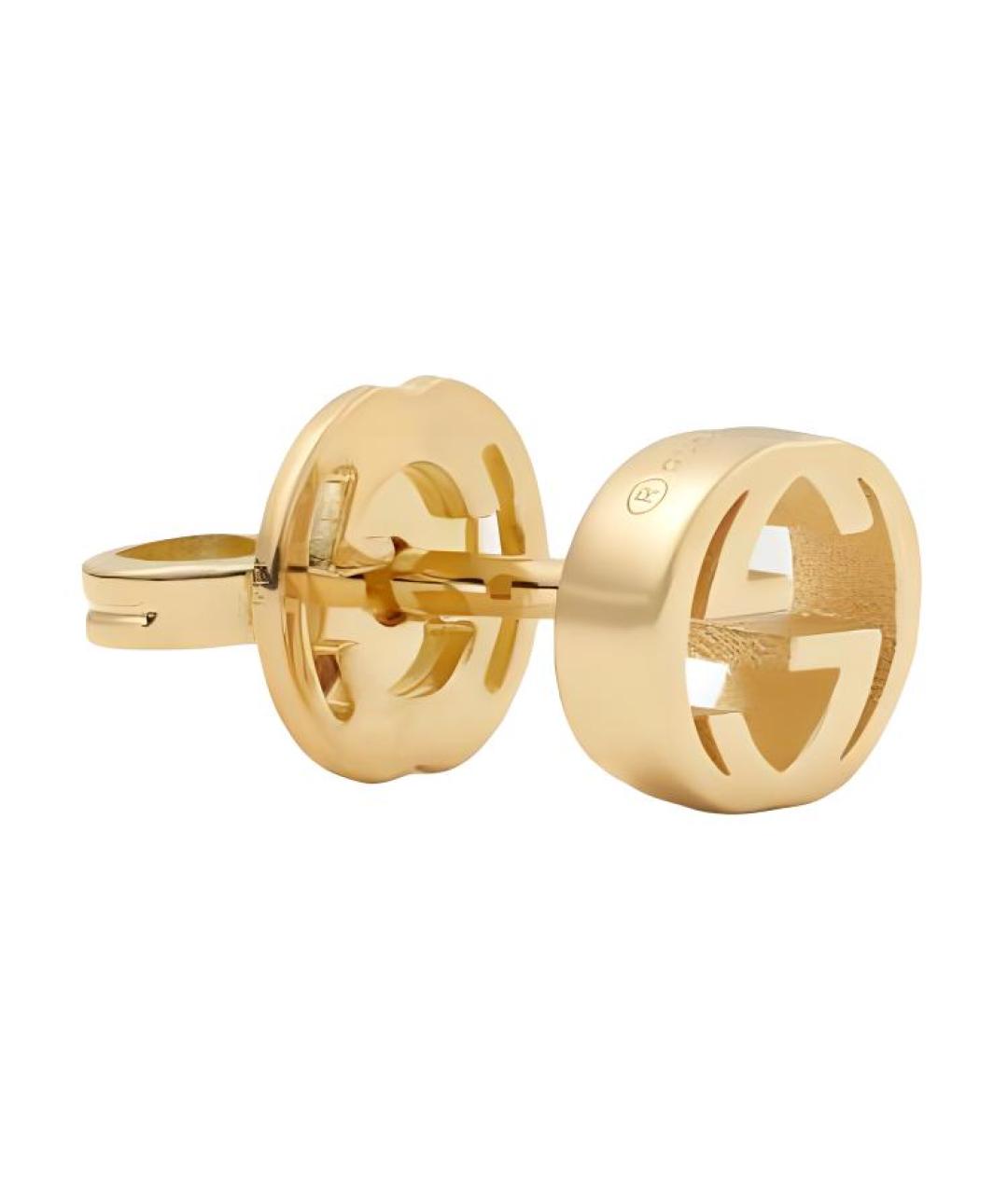 GUCCI Серьги из желтого золота, фото 2