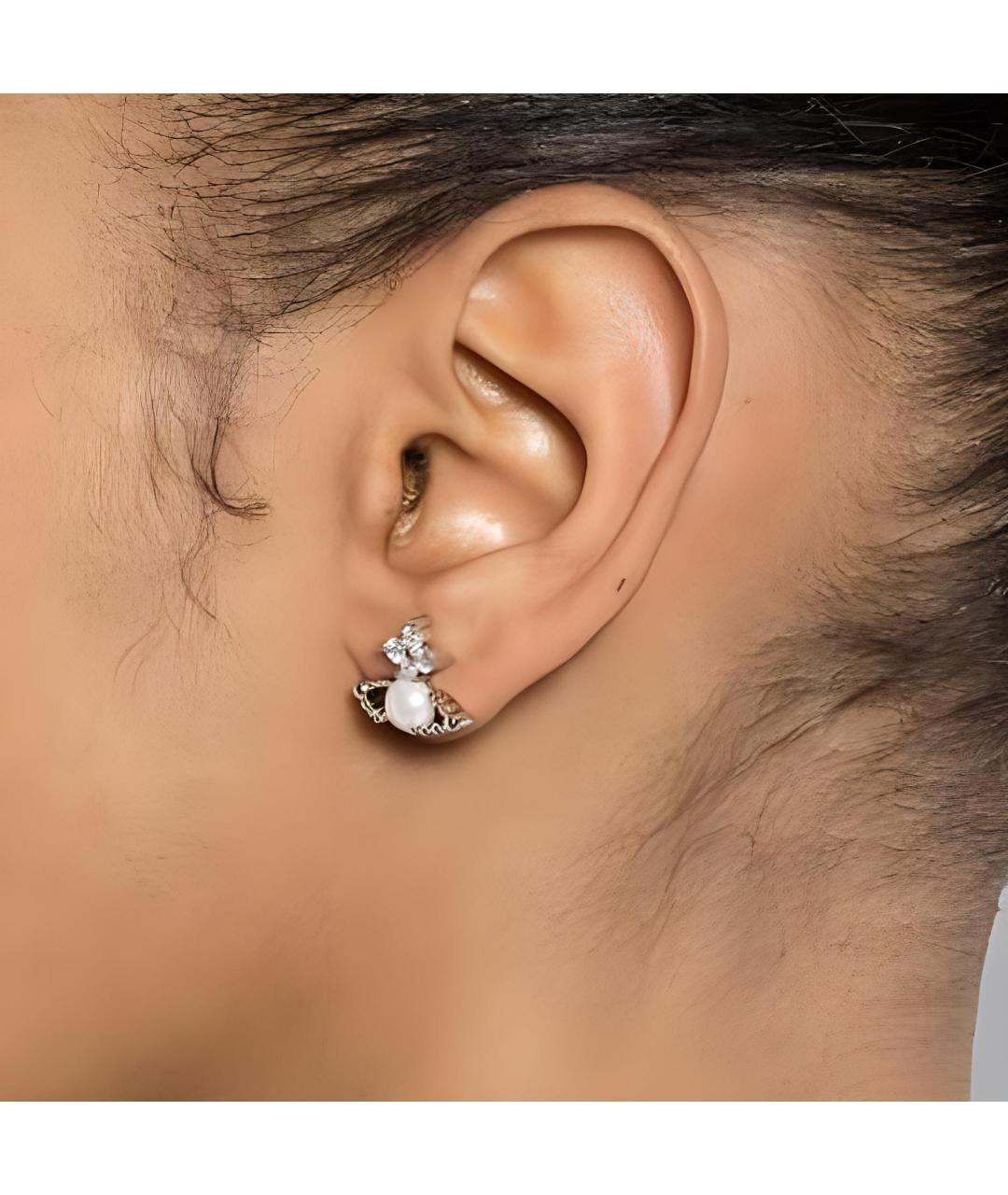 VIVIENNE WESTWOOD Серебряные металлические серьги, фото 3