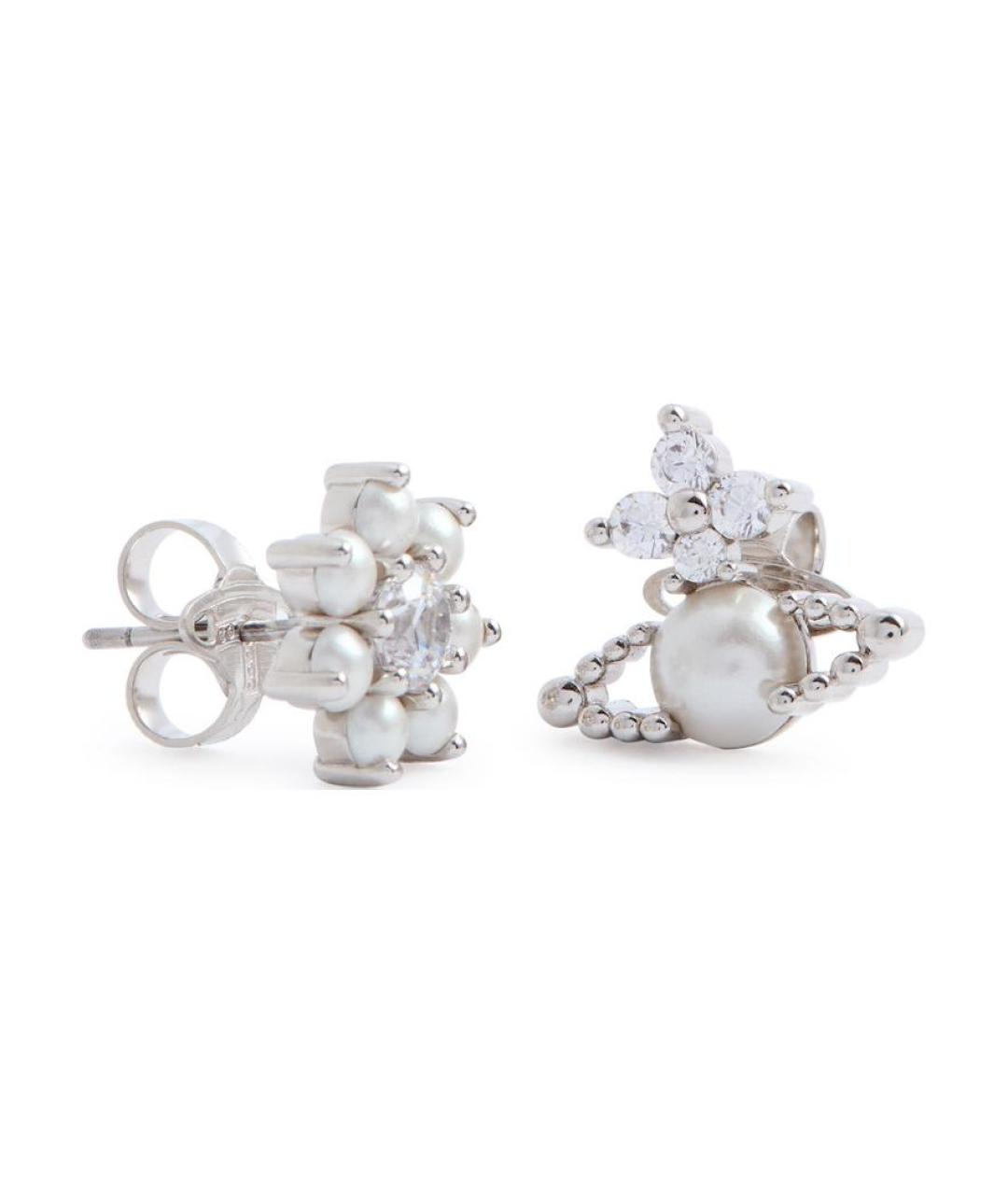 VIVIENNE WESTWOOD Серебряные металлические серьги, фото 2