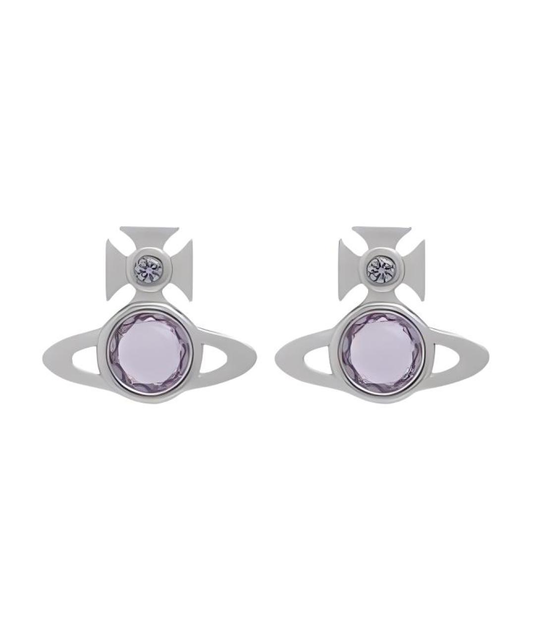 VIVIENNE WESTWOOD Серебряные металлические серьги, фото 1