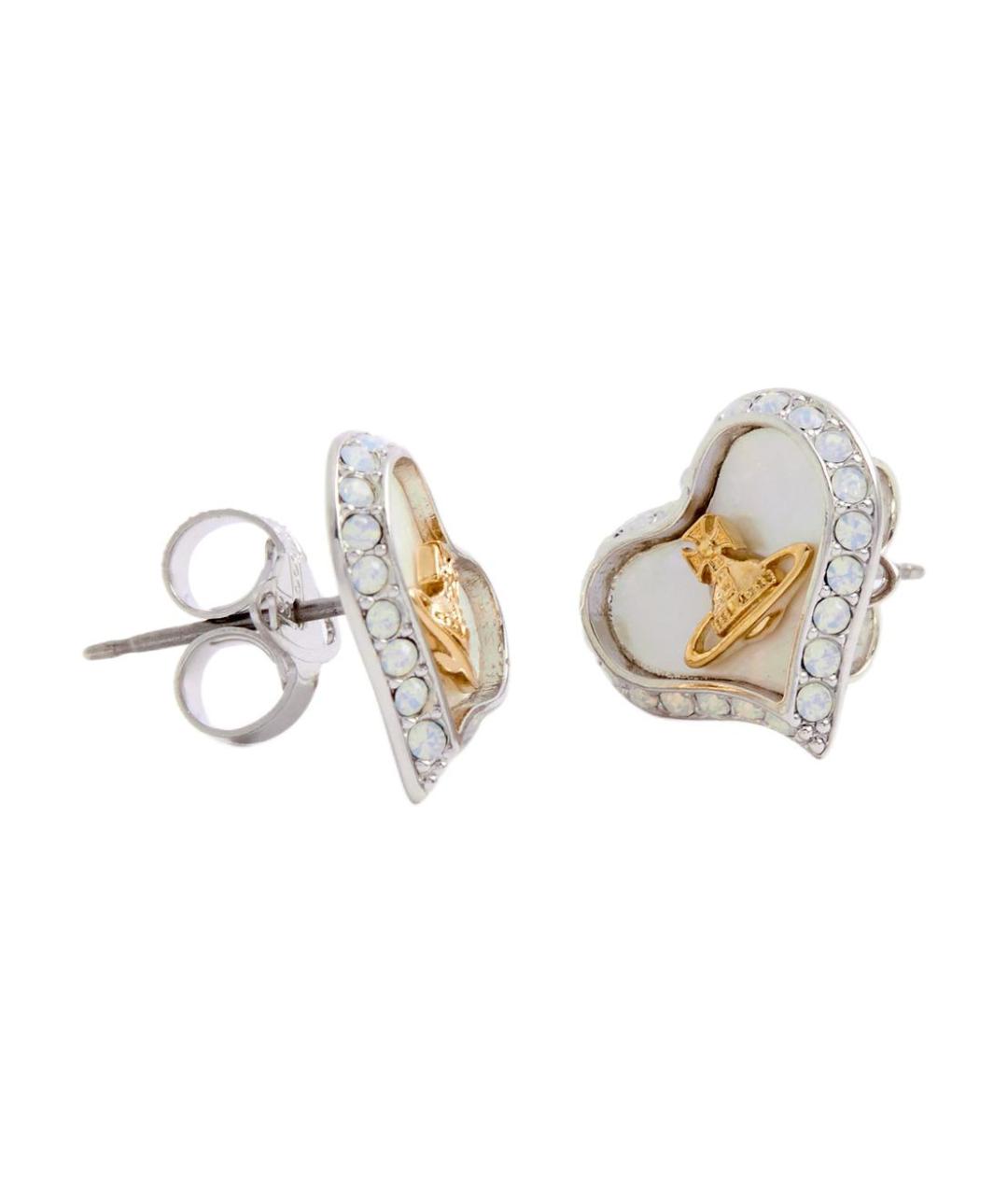 VIVIENNE WESTWOOD Серебряные металлические серьги, фото 2