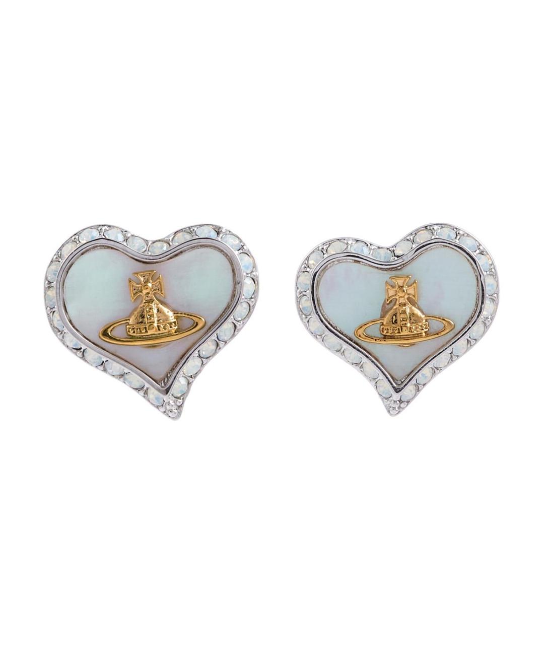 VIVIENNE WESTWOOD Серебряные металлические серьги, фото 1