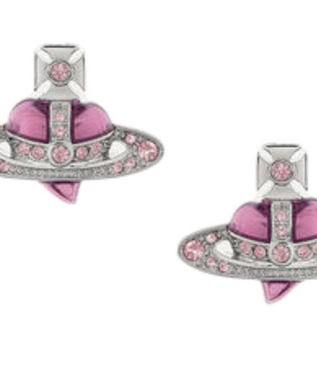VIVIENNE WESTWOOD Серебряные металлические серьги, фото 2