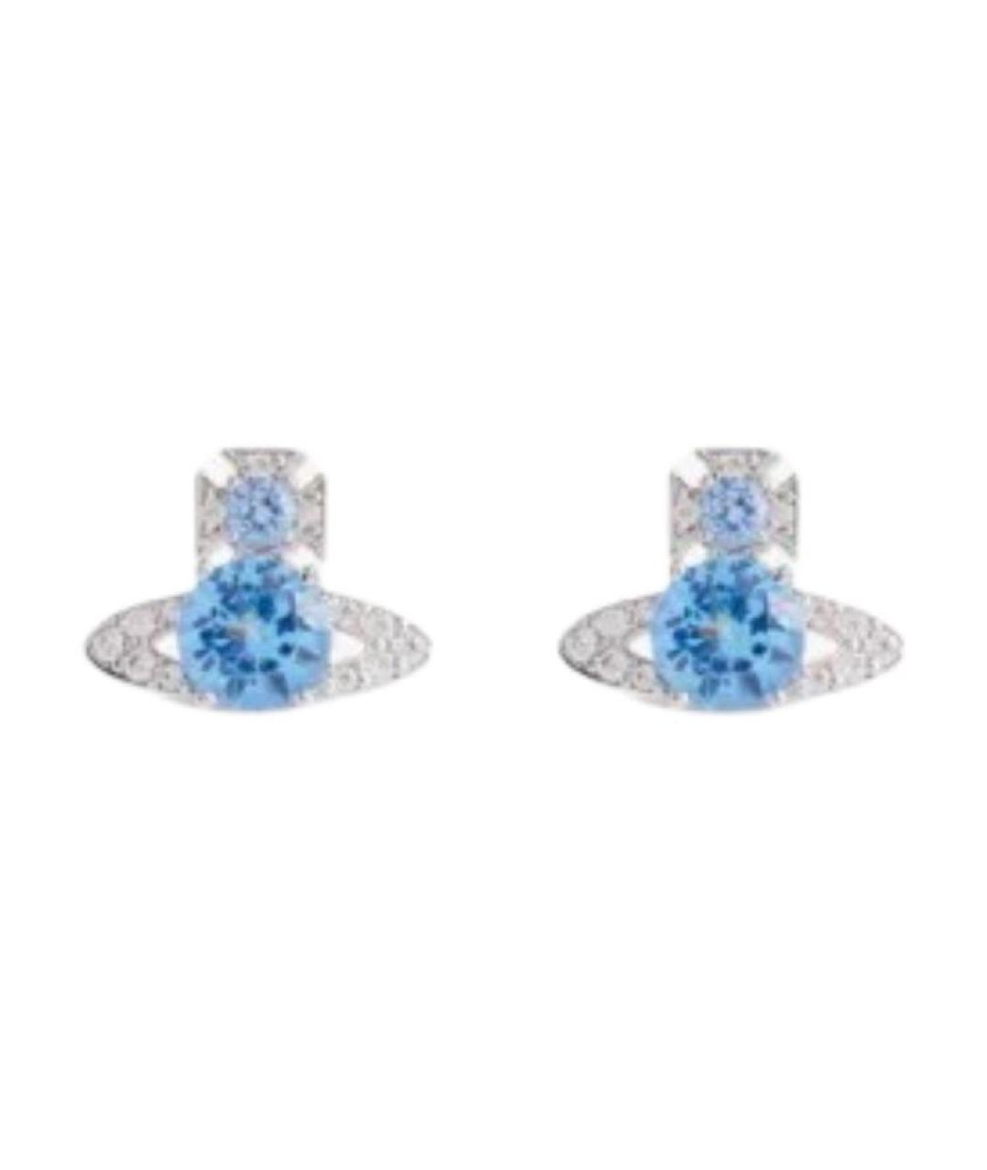 VIVIENNE WESTWOOD Серебряные металлические серьги, фото 1