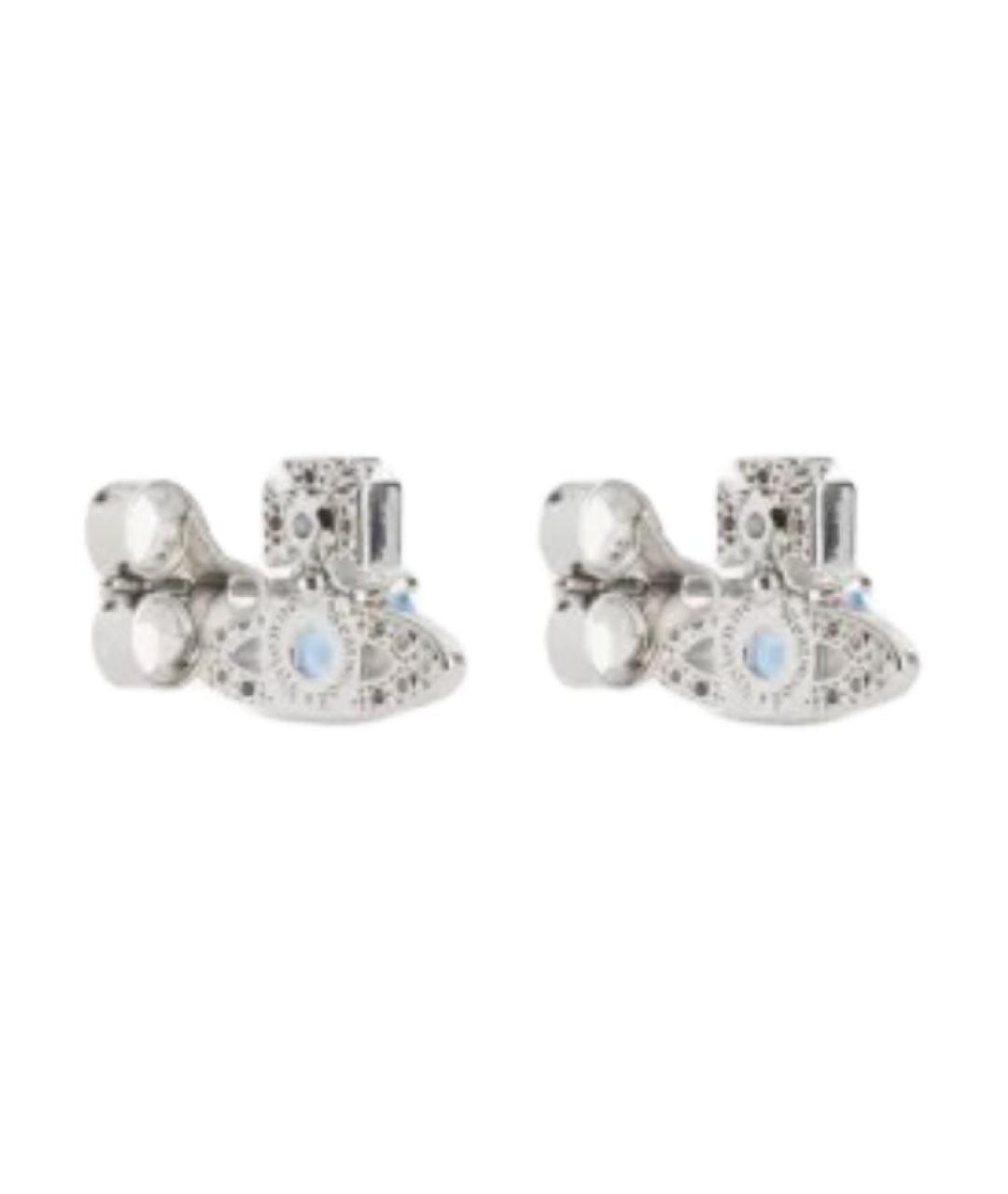VIVIENNE WESTWOOD Серебряные металлические серьги, фото 3