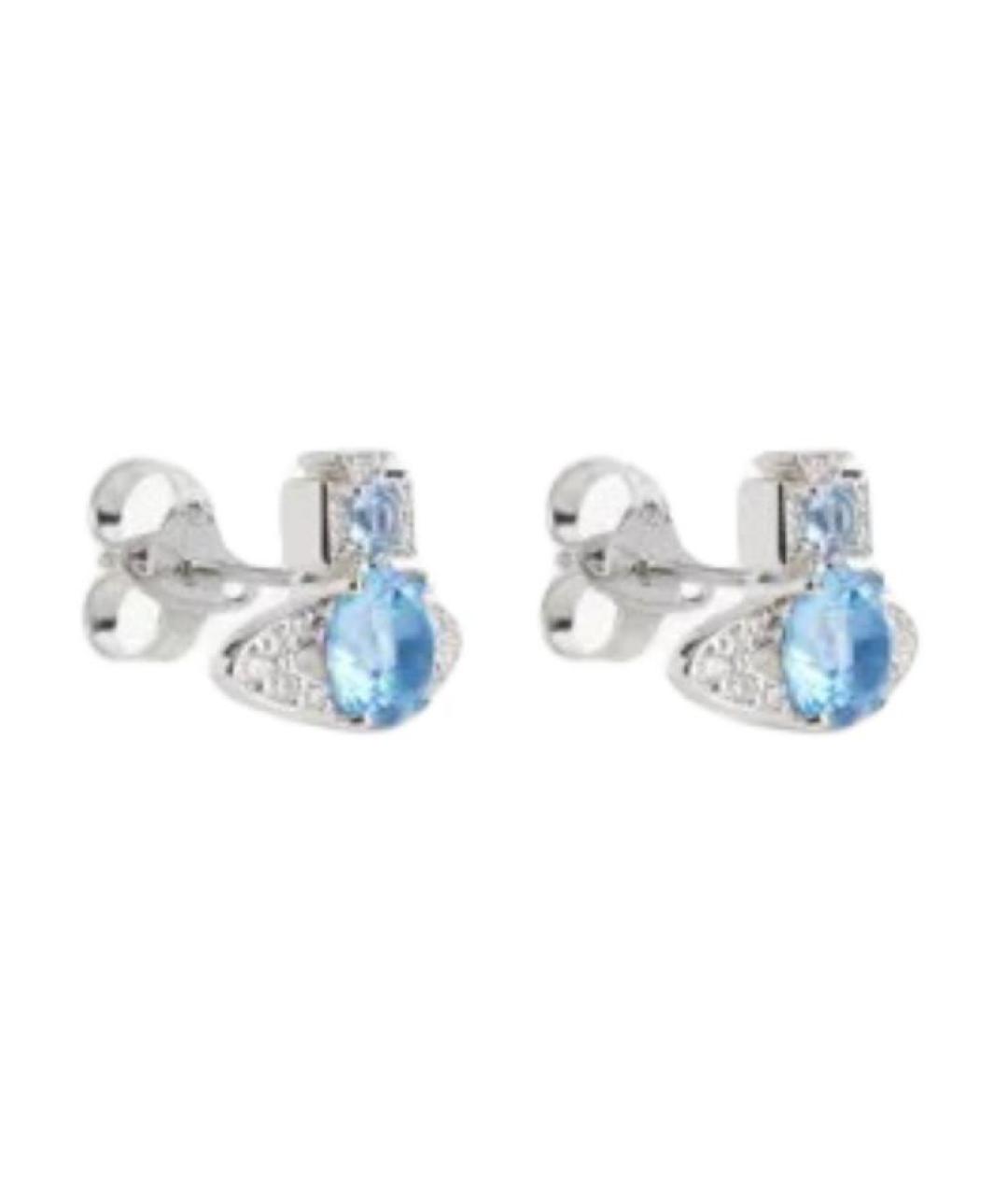 VIVIENNE WESTWOOD Серебряные металлические серьги, фото 2
