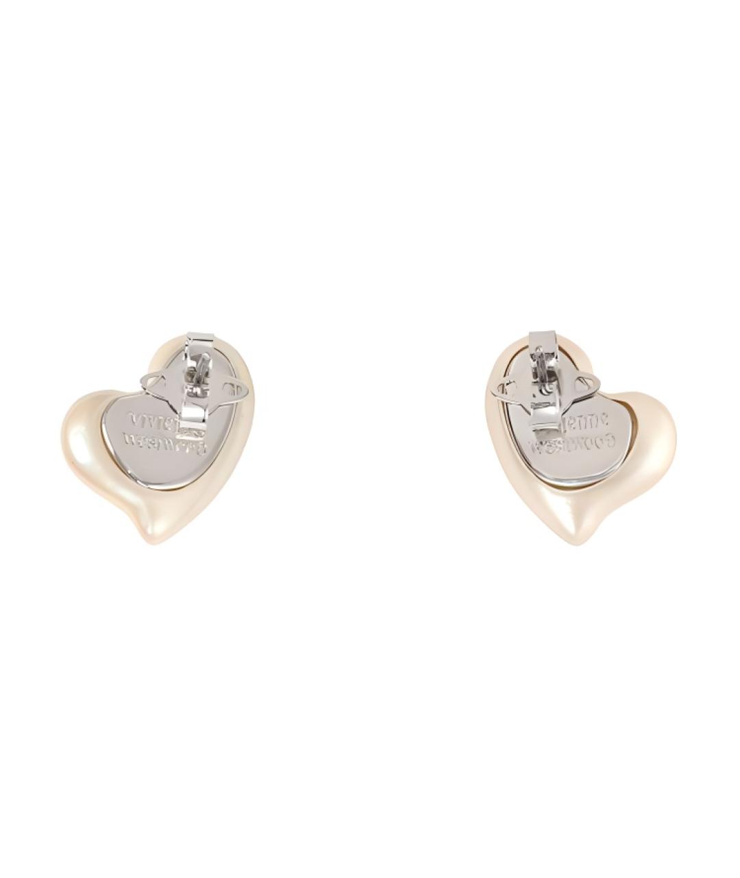 VIVIENNE WESTWOOD Серебряные металлические серьги, фото 2