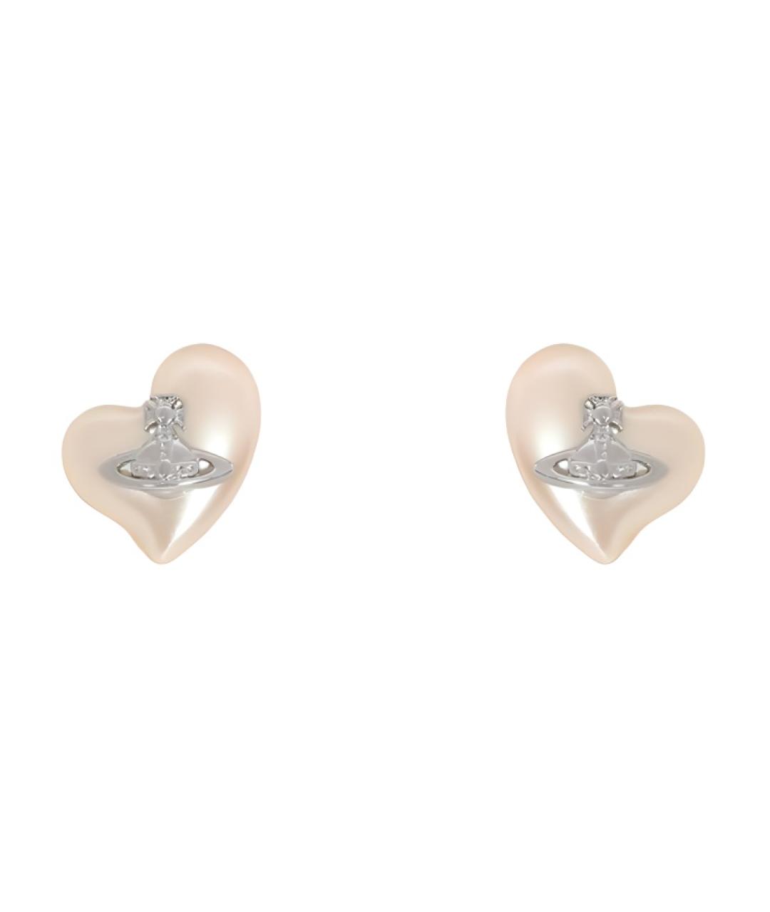 VIVIENNE WESTWOOD Серебряные металлические серьги, фото 1