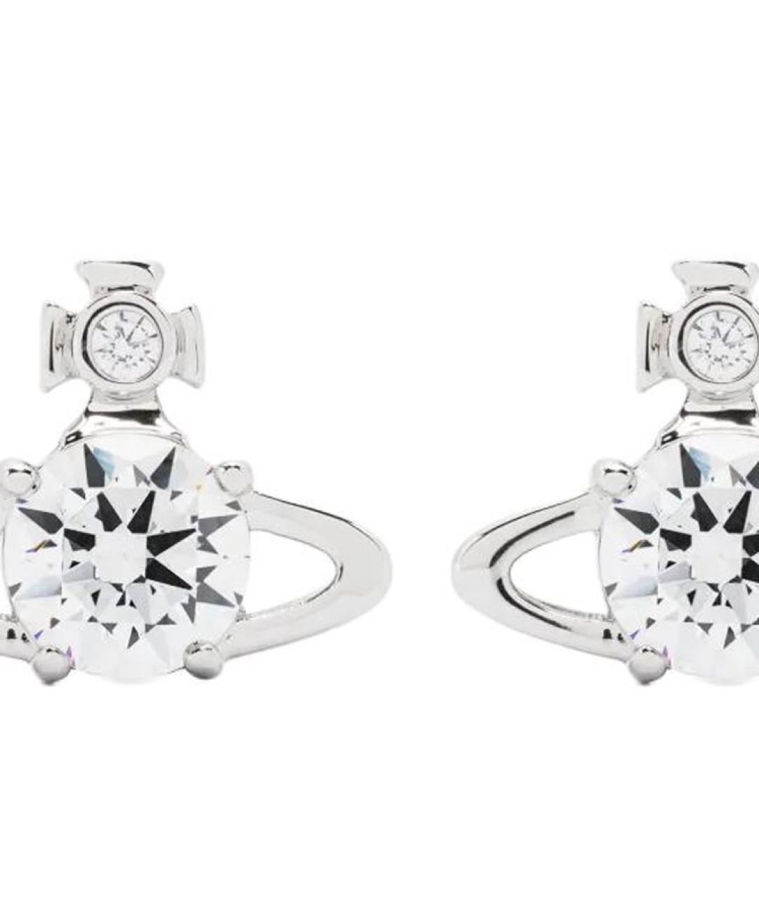 VIVIENNE WESTWOOD Серебряные металлические серьги, фото 2