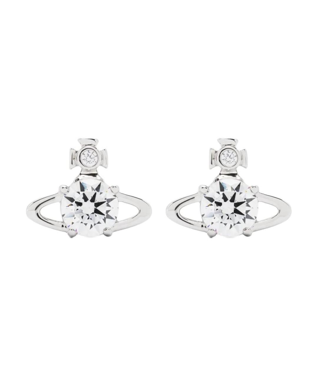 VIVIENNE WESTWOOD Серебряные металлические серьги, фото 1